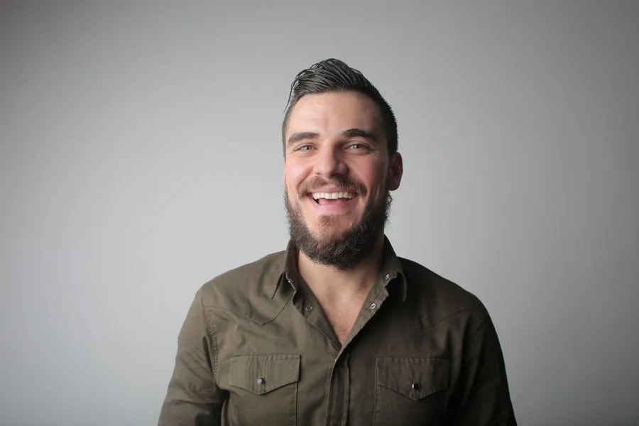 Illustrative stock portrait