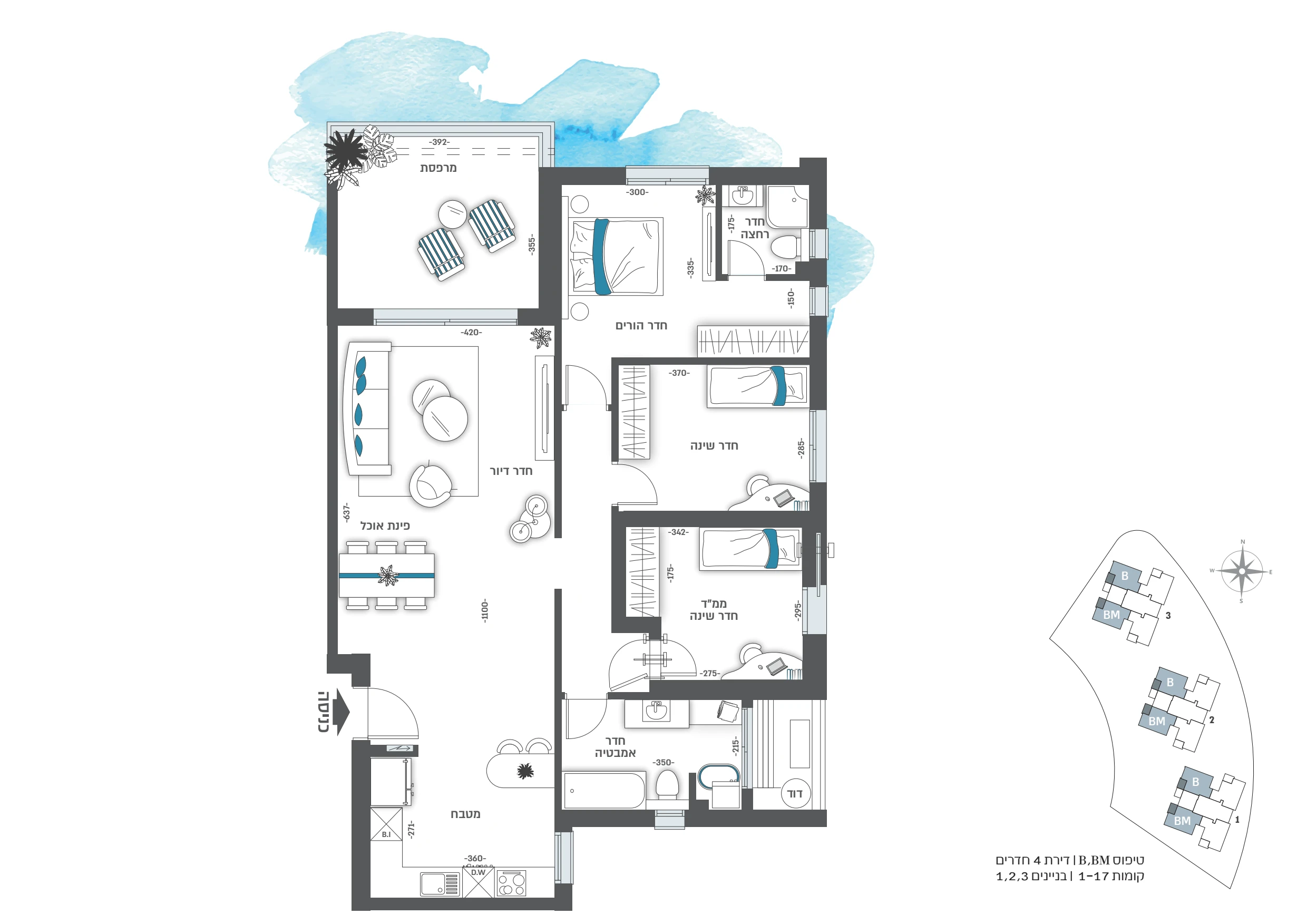 Floor plan 2 - YAMA Marina Ashkelon