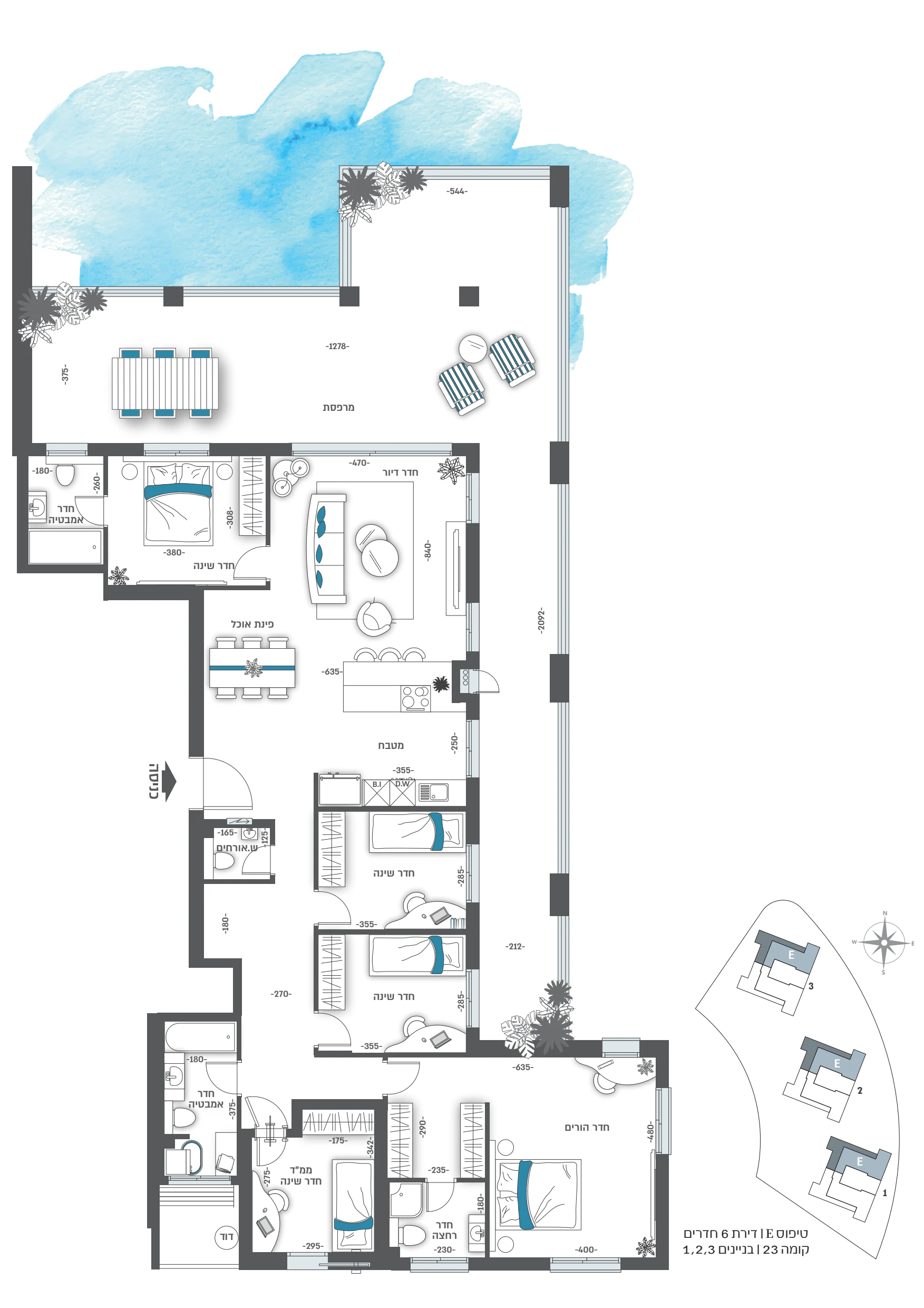Floor plan 4 - YAMA Marina Ashkelon
