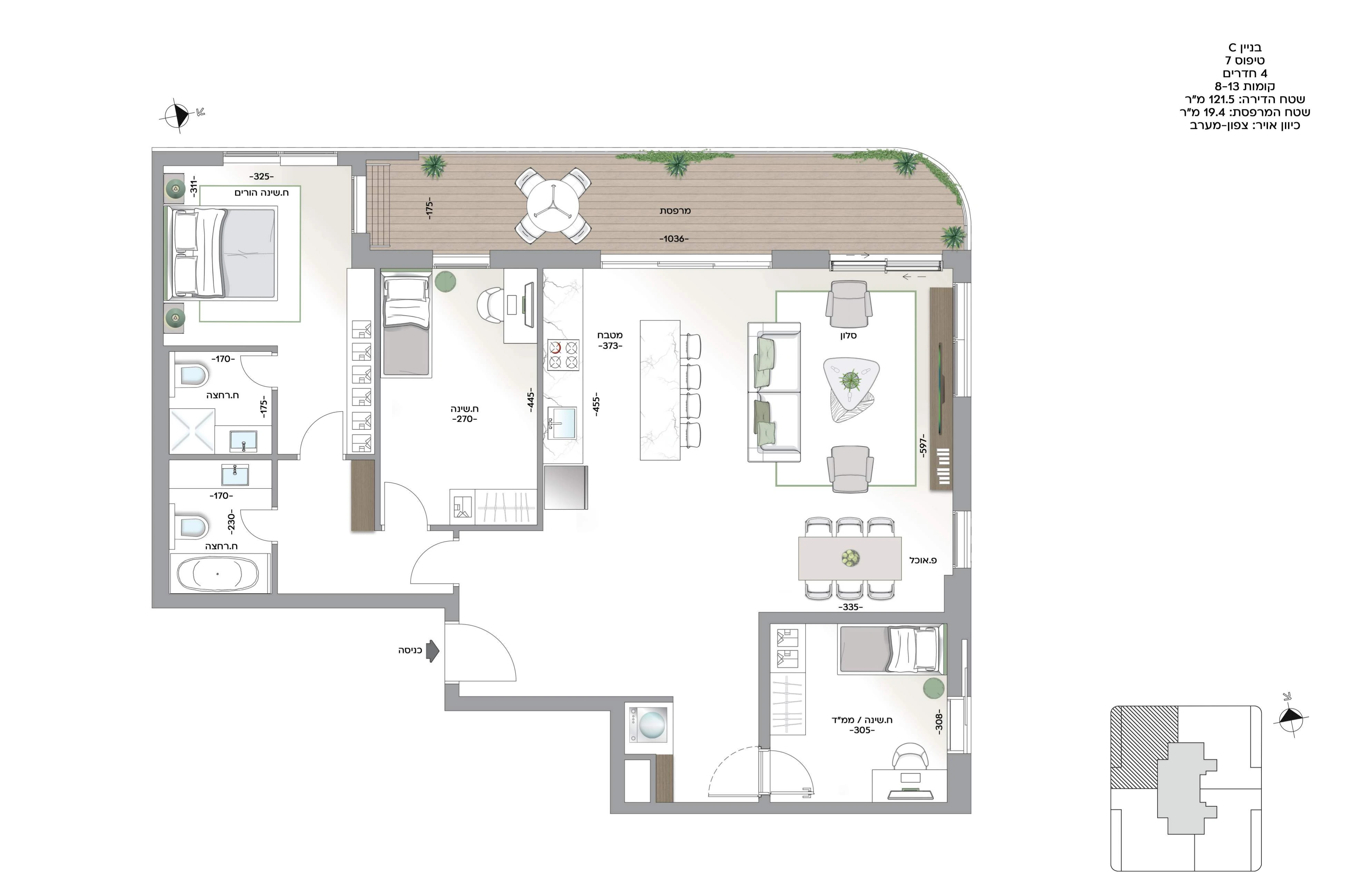 Floor plan 6 - Dimri Yama Sde Dov