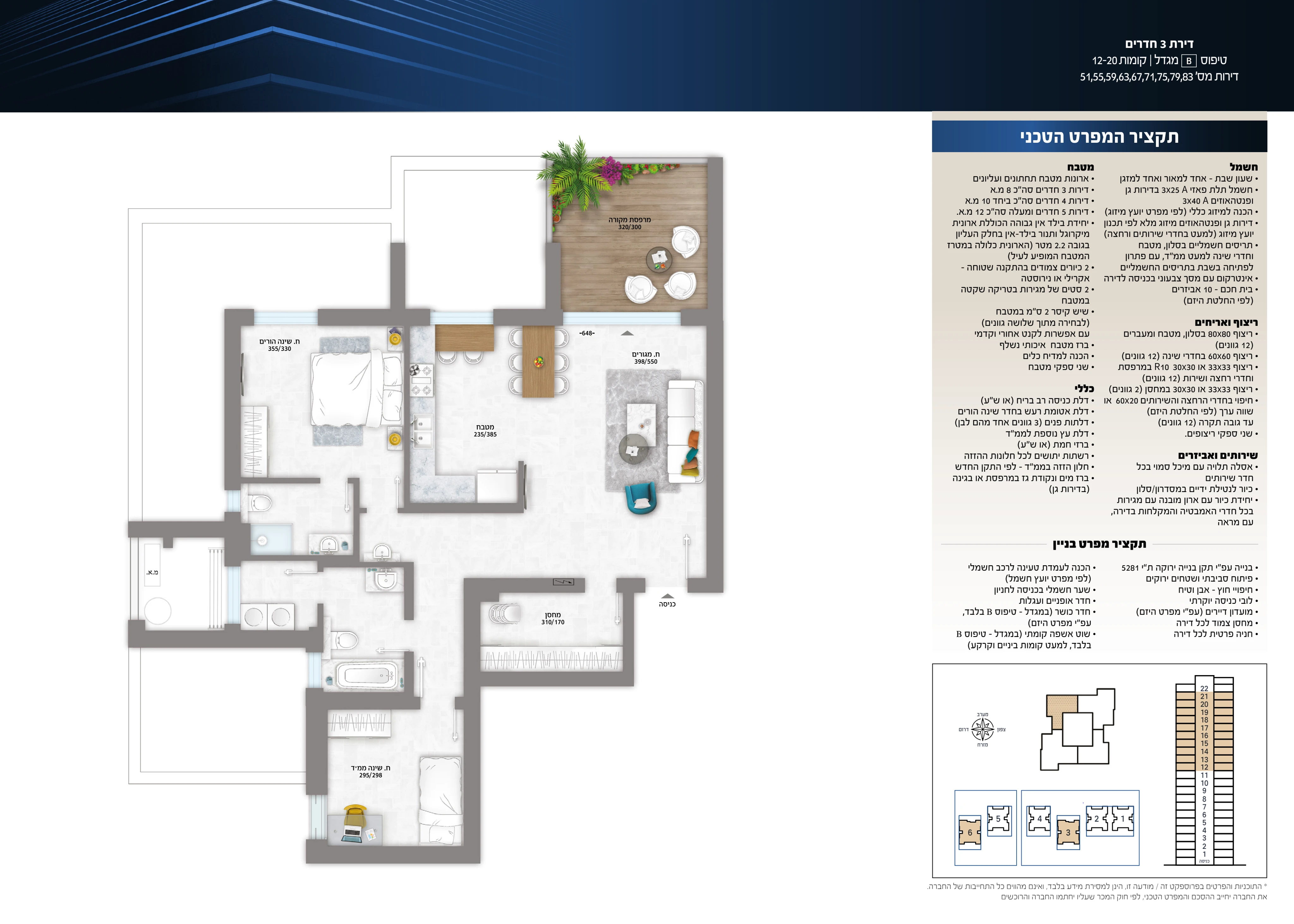 Floor plan 1 - Carmei Gat - SPECIAL