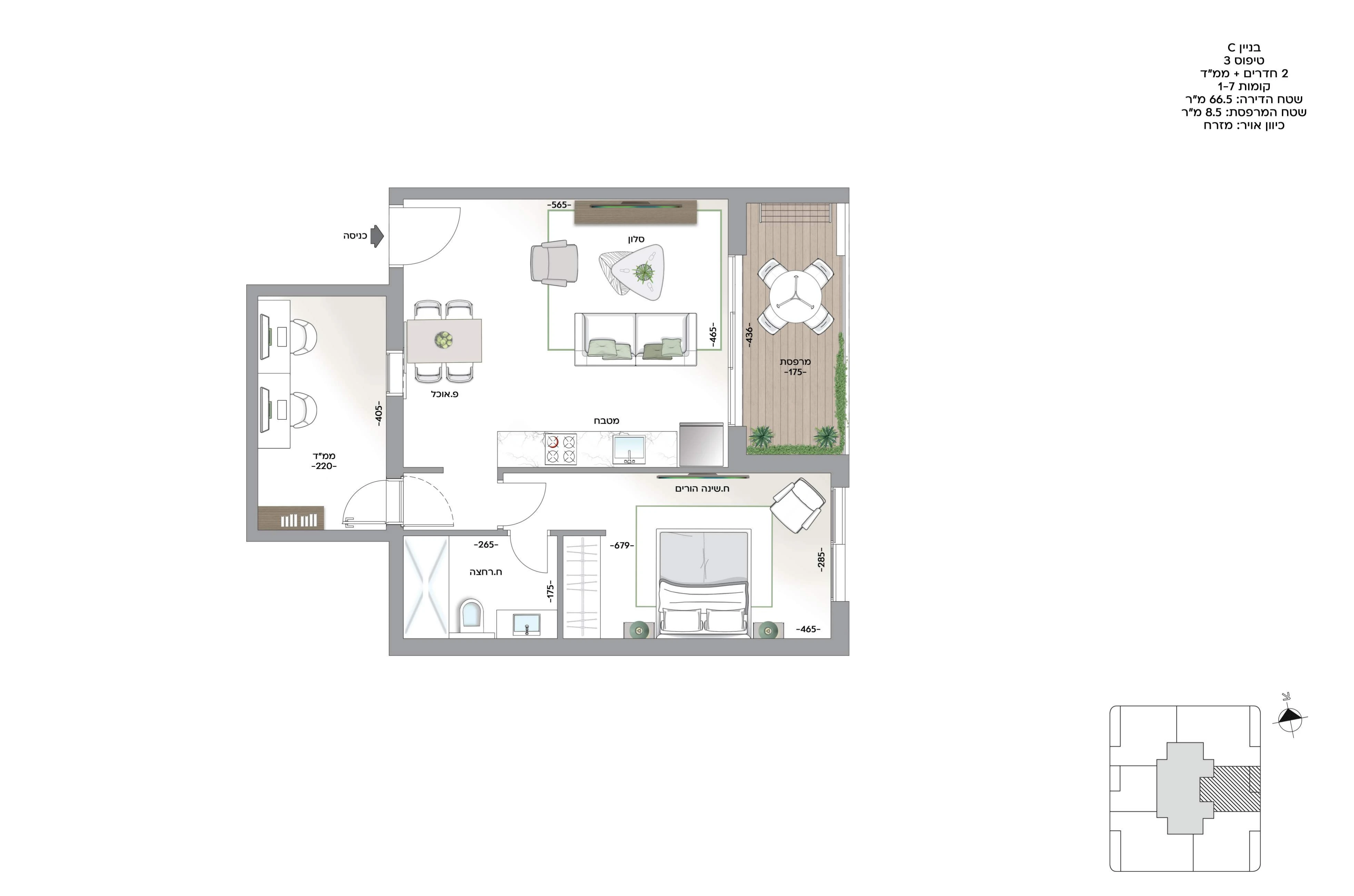 Floor plan 5 - Dimri Yama Sde Dov